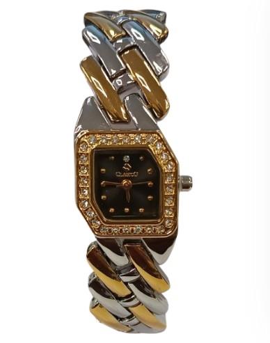 Clasico Ladies Water Resistant Bling Dial Metal Strap Bracelet Watch Available Multiple colour