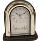 Twins Arch Roman Number White Dial Light/Snooze with Silent Sweep Alarm / Mantel Clock Available Multiple Colour