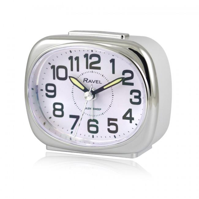 Ravel Small sized pillow shaped Bedside Quartz Alarm Clock RC040 Available Multiple Colour