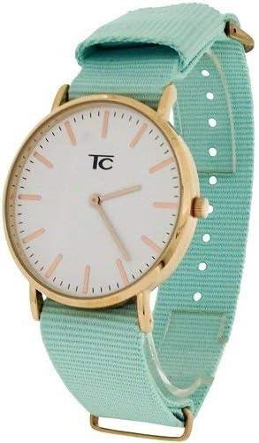 Tom Carter Mens / Ladies Basic Coral 45mm Nylon Strap Watch Available Multiple Colour - CLEARANCE NEEDS RE-BATTERY