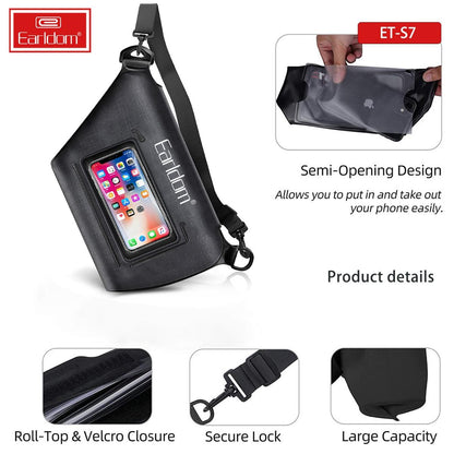 EARLDOM Waterproof Crossbody Bag / Bike Holder