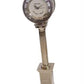 Miniature Clock Tower Silver Plated Dual Time (Front/Back) Solid Brass IMP441 - CLEARANCE NEEDS RE-BATTERY