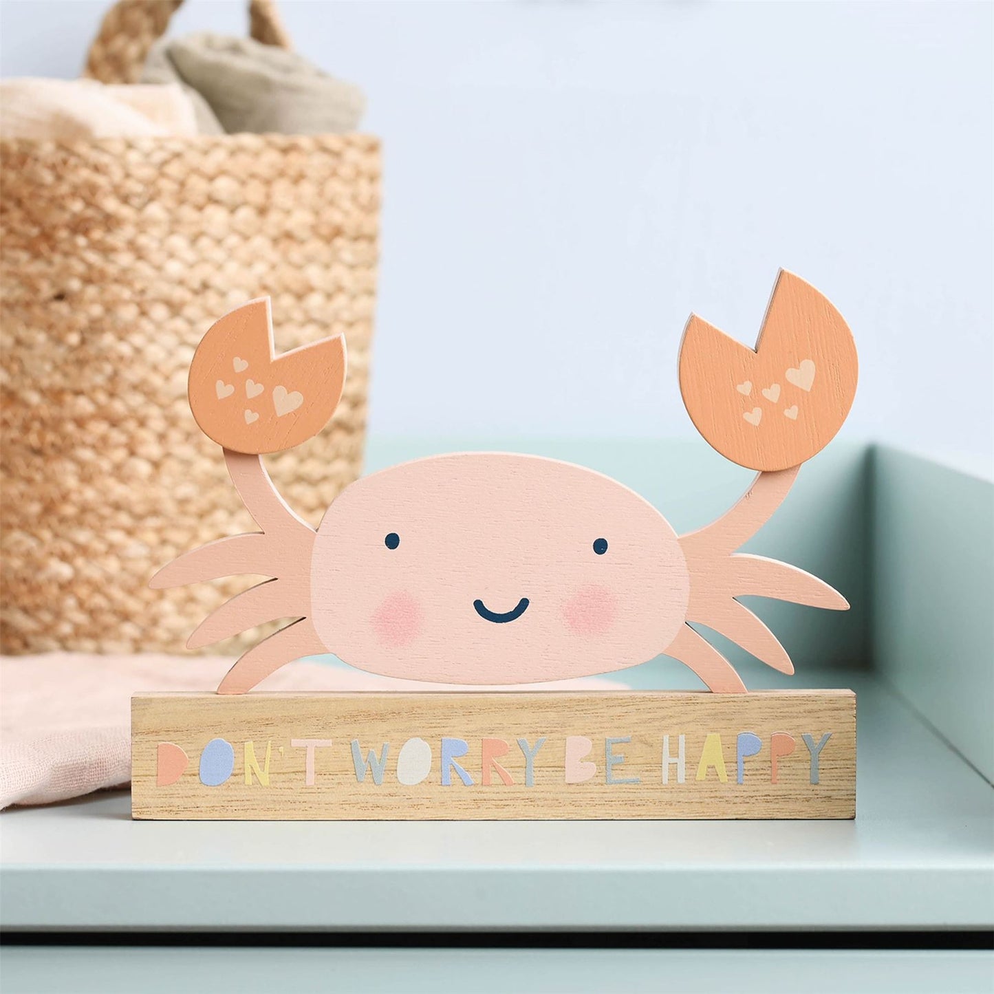 Petit Cheri Crab Mantel Plaque 18cm