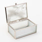 Sophia Classic Glass & Wire Dragonfly Rectangle Trinket Box