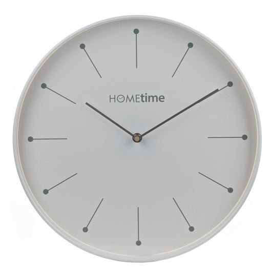 Hometime Round Wall Clock White 35cm