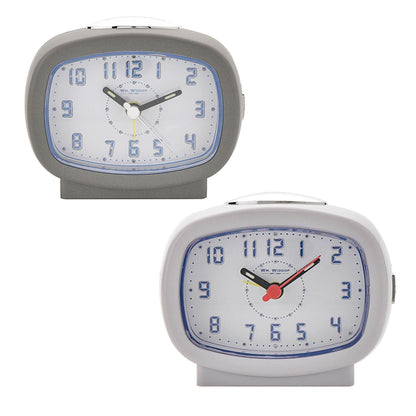 Widdop Qtz Beep Alarm Clock LED Dial/Snooze 9765 Available Multiple Colours