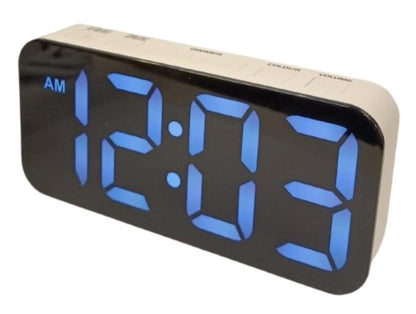 Acctim Jaxon Digital Alarm Clock in White - 16512