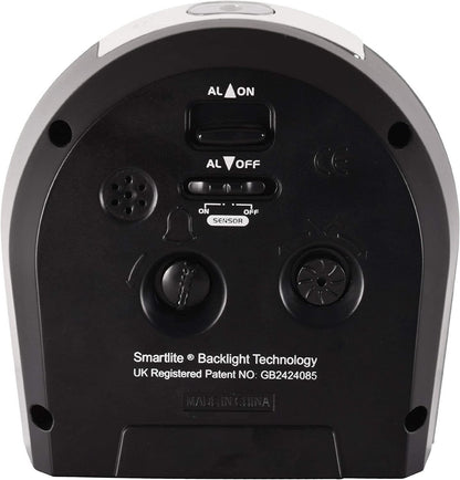 Acctim Sweeper Smartlite® Alarm Clock Available Multiple Colour
