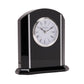 Wm. Widdop Piano Wood & Glass Mantel Clock