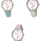 Ravel Women's Dragonfly Leather Strap Watch - RF011 Available Multiple Colour