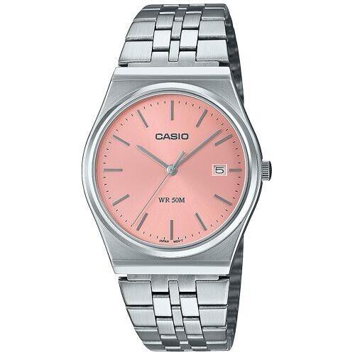 Casio unisex Pink Dial Bracelet Watch MTP-B145-4AVDF