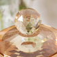 Estella Rose Gold Finish Metal, Glass & Crystal Trinket Box