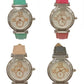 Ladies Fashion White Dial Leather Strap Watch Available Multiple colour - CLEARANCE NEEDS RE-BATTERY