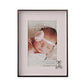 Bambino Metal Plated Frame - Teddy with Pink Mount 4" x 6"