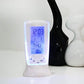 Square LCD Clock Calendar Thermometer Alarm Snooze Blue LED Backlight KD-510