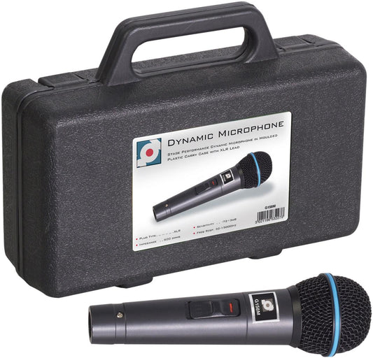 Dynamic Handheld Microphone with Lead and Carry Case 600 Ohm