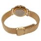 Limit Ladies Fashion Gold Plated Dial with Gold Plated Mesh Bracelet Strap Watch 60113