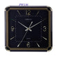 Amplus 12" square Gold Wall Clock PW136 Available Multiple Colour