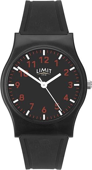 Limit Ladies Basic Black Silicone Strap watch