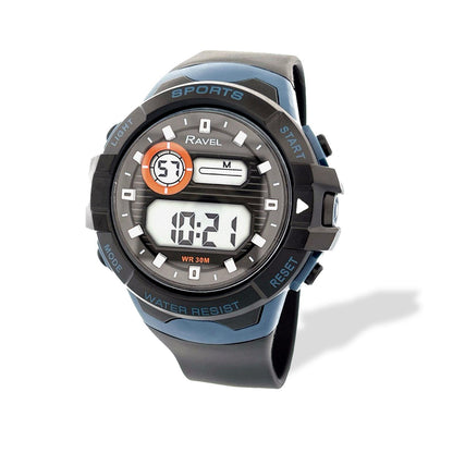 Ravel Mens Boys 3ATM Digital Sports Dial Rubber strap Watch RDG.14.25-41