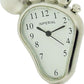 Imperial Key Chain Clock Big Foot Silver IMP707- CLEARANCE NEEDS RE-BATTERY