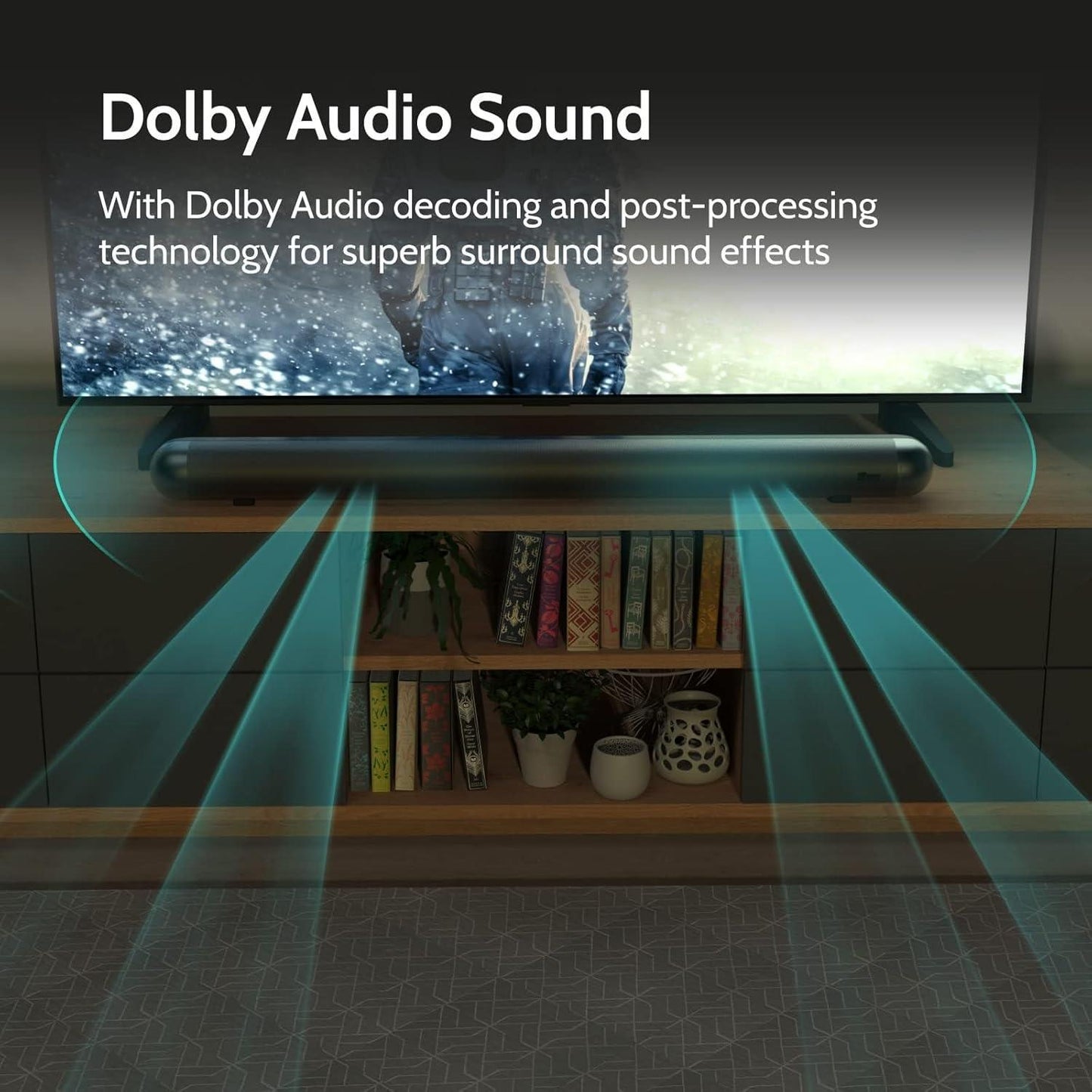 Media Bundle - 1080p Projector with IBox Dolby TV Sound BAR