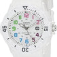 Casio Ladies Sports Dated Quartz Analogue Resin Rubber Strap Watch - LRW-200H Available Multiple Colour