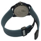 Heryi Rubber Gents Fashion Quartz Date Cream/Light Blue Dial Light Blue Rubber Magnetic Strap Watch