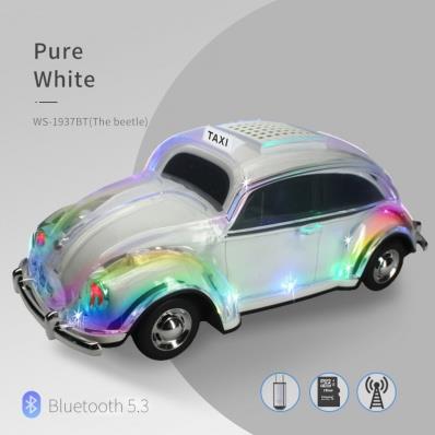 WSTER Beetle with Lamp Car Speaker with Bluetooth & FM Radio