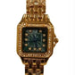 Clasico Ladies Water Resistant Square Bling Dial Metal Strap Bracelet Watch Available Multiple Colour