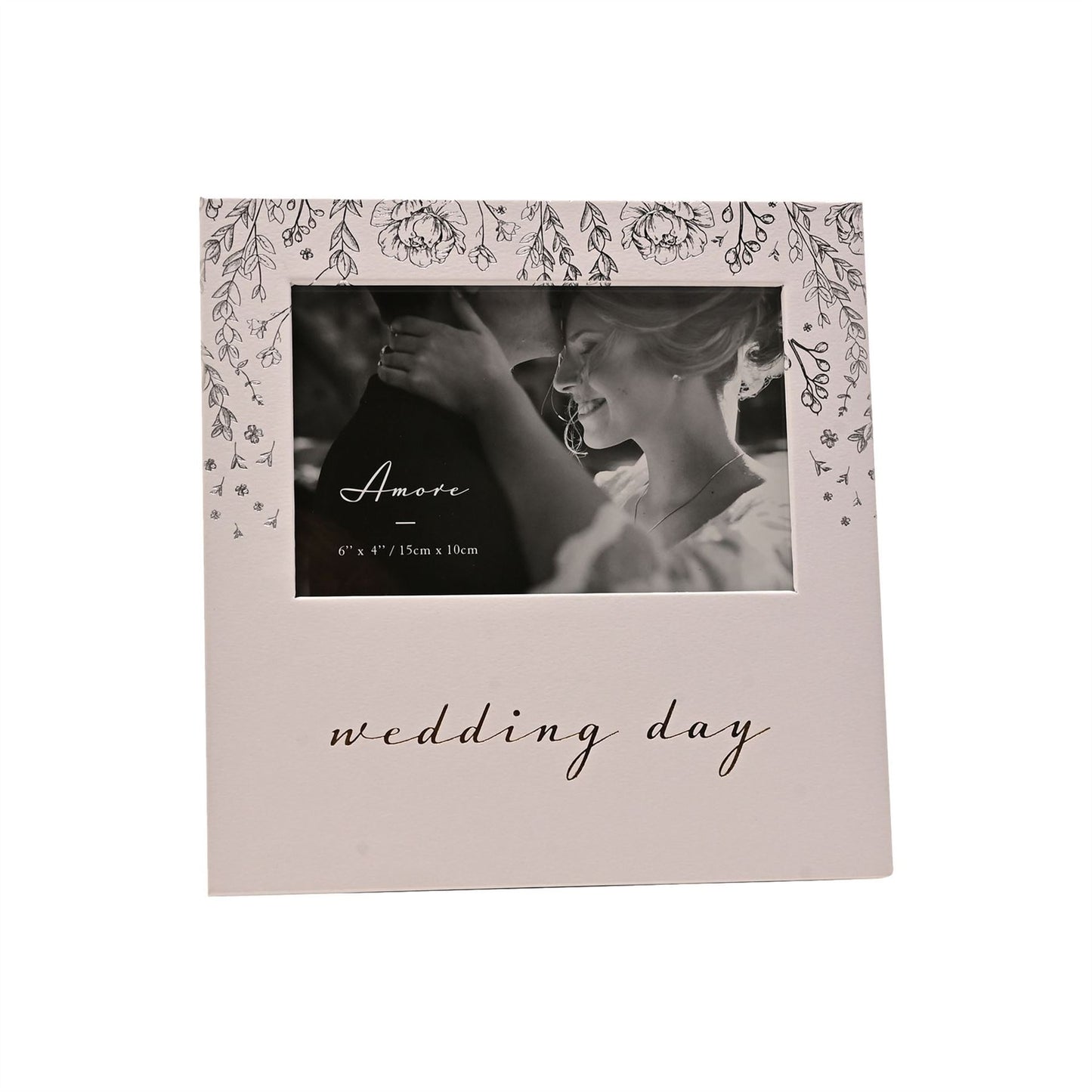 Amore Paperwrap Photo Frame Wedding Day 6" x 4"