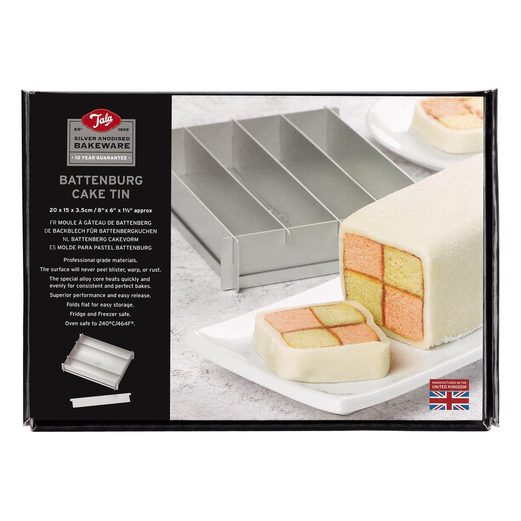 Tala Performance Silver Anodised Battenburg Tin (Carton of 65)