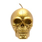 Gold Skull Shaped Candle