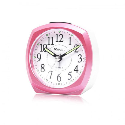 Ravel Front Colour Pop Beep Quartz Alarm Clock Green RC047 Available Multiple Colour