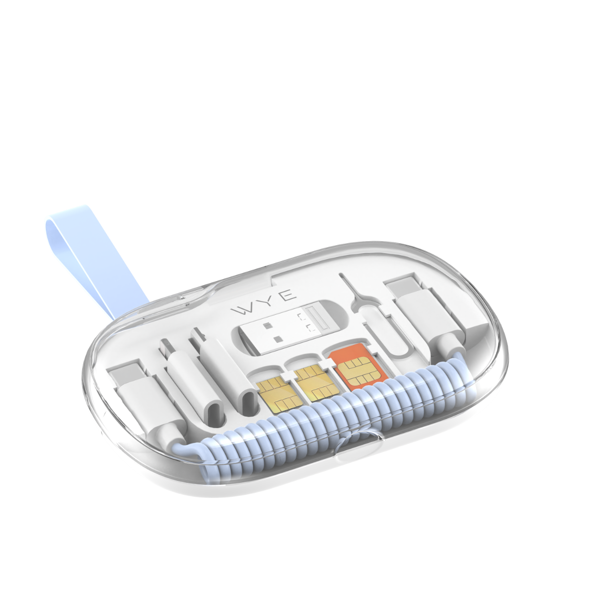 WYE Multifunctional Data Adaptor Storage Box