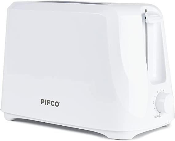 PIFCO 2 Slice Toaster in White