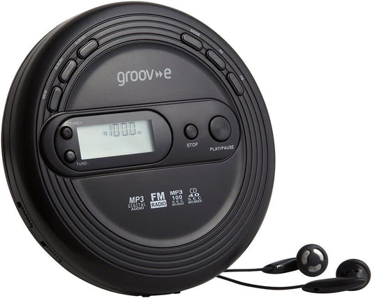 Groove Discman with Radio - Black