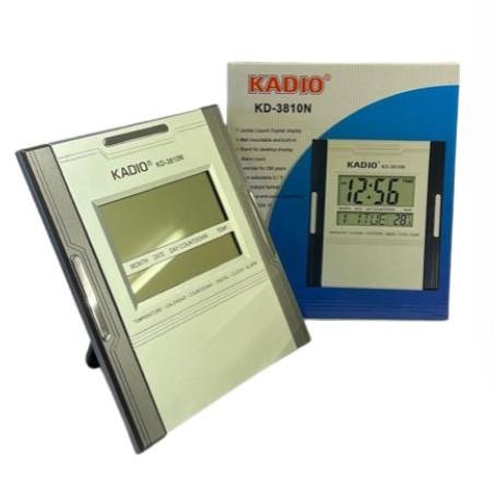 Kadio Digital Wall Mounted Clock with Temperature Day/Date Dispaly KD-3810N Available Multiple Colour