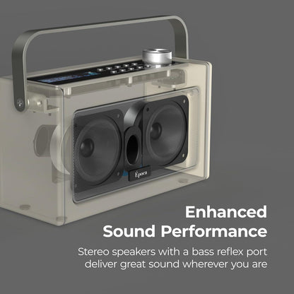 Epoca i-box Retro DAB/FM Radio with Bluetooth - Cream