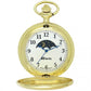 Ravel Polished Sun-Moon Pocket Watch R1001 Available Multiple Colour