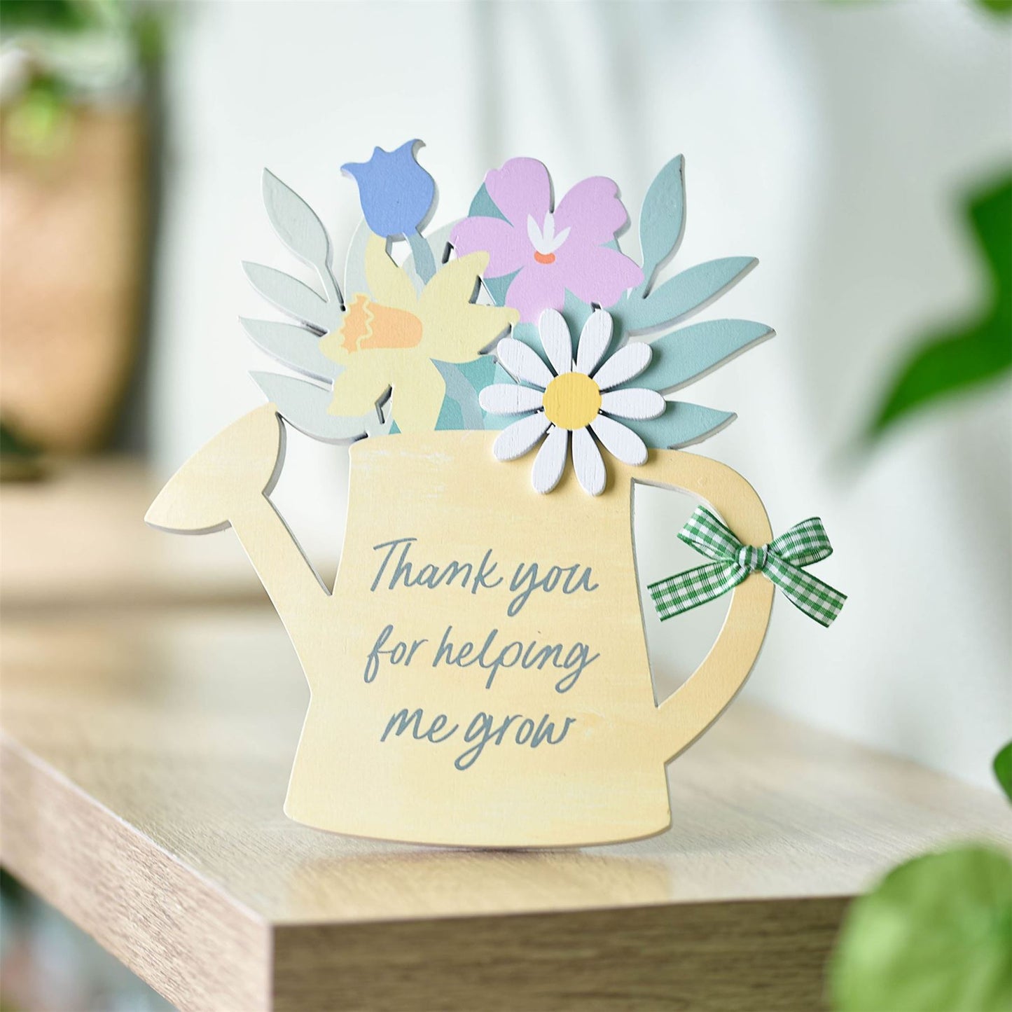 The Cottage Garden Watering Can Plaque "Thank You"