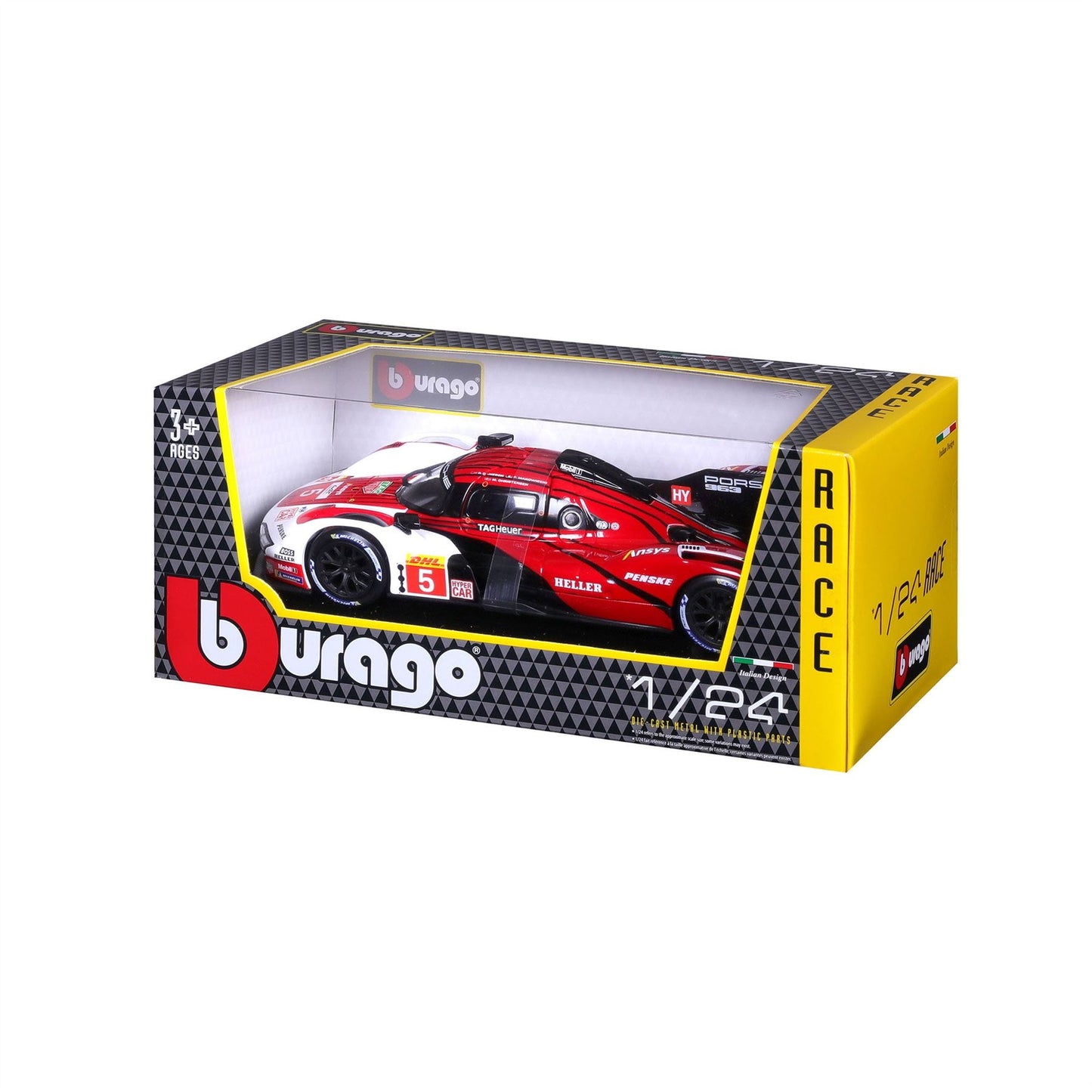 1:24 Porsche 963 #5 Penske Motorsport 2024 World Endurance Championship Lmh Hypercar  - Diecast Model car Collectables
