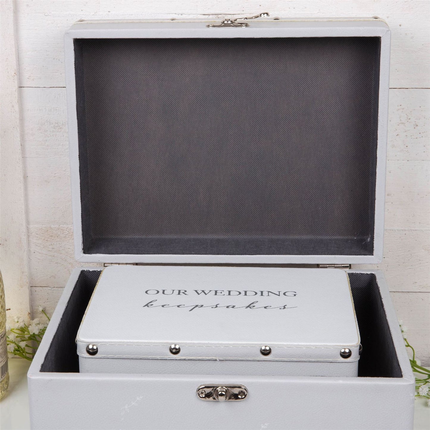 Amore Set of 2 Luggage Boxes - Wedding Keepsakes