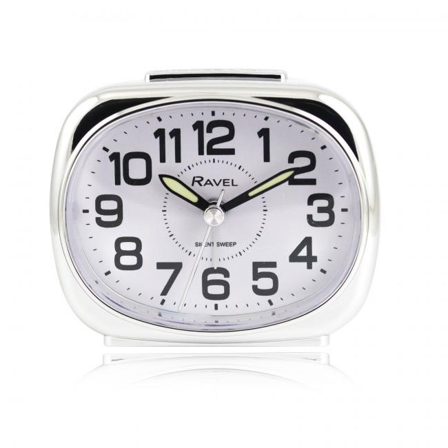 Ravel Small sized pillow shaped Bedside Quartz Alarm Clock RC040 Available Multiple Colour