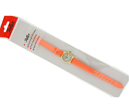 Reflex Girls Ladies White Dial Leather Strap Available Multiple Colour Strap Watch  Models May Vary - CLEARANCE NEEDS RE-BATTERY