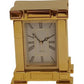 Miniature Clock Rectangle French Mantel Gold Polished Solid Brass IMP38 - CLEARANCE NEEDS RE-BATTERY