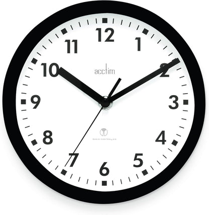 Acctim Nardo 20cm Radio Controlled Wall Clock 7466 Available Multiple Colour