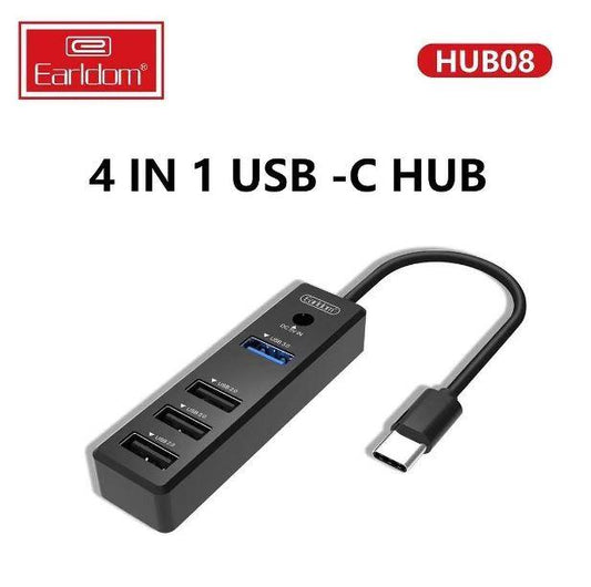 Earldom USB HUB 3.0 & 2.0 Type C 4 Ports