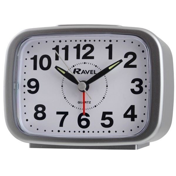 Ravel Rectangular Quartz Alarm Clock RC008