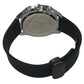 Heryi Rubber Gents Fashion Quartz Date Black Square Multi Dial Black Rubber Magnetic Strap Watch